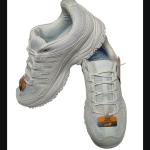 Avia White Athletic Sneakers | Size 10W | Wide Width Comfort Walking Shoes